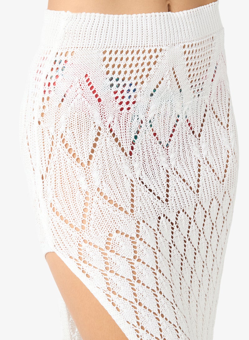 Ginger Crochet Beach Skirt - Image 4